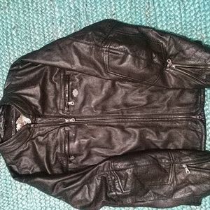 Harley Davidson genuine all leather motorcycle jacket